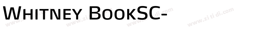 Whitney BookSC字体转换